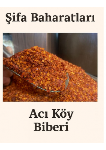Acı köy biberi